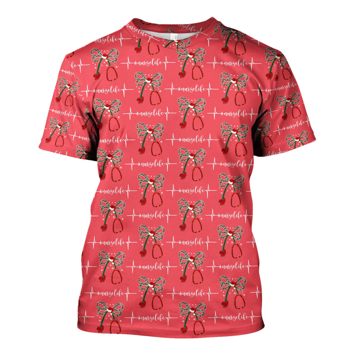 Stethoscope Heartbeat Nurse Shirt - Christmas Gift