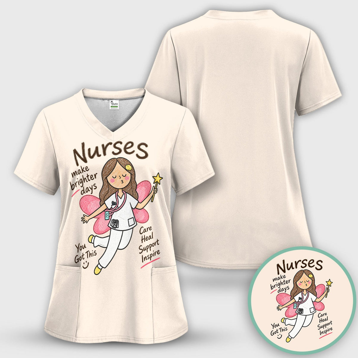 Nurses Make Brighter Days Fairy Shirt