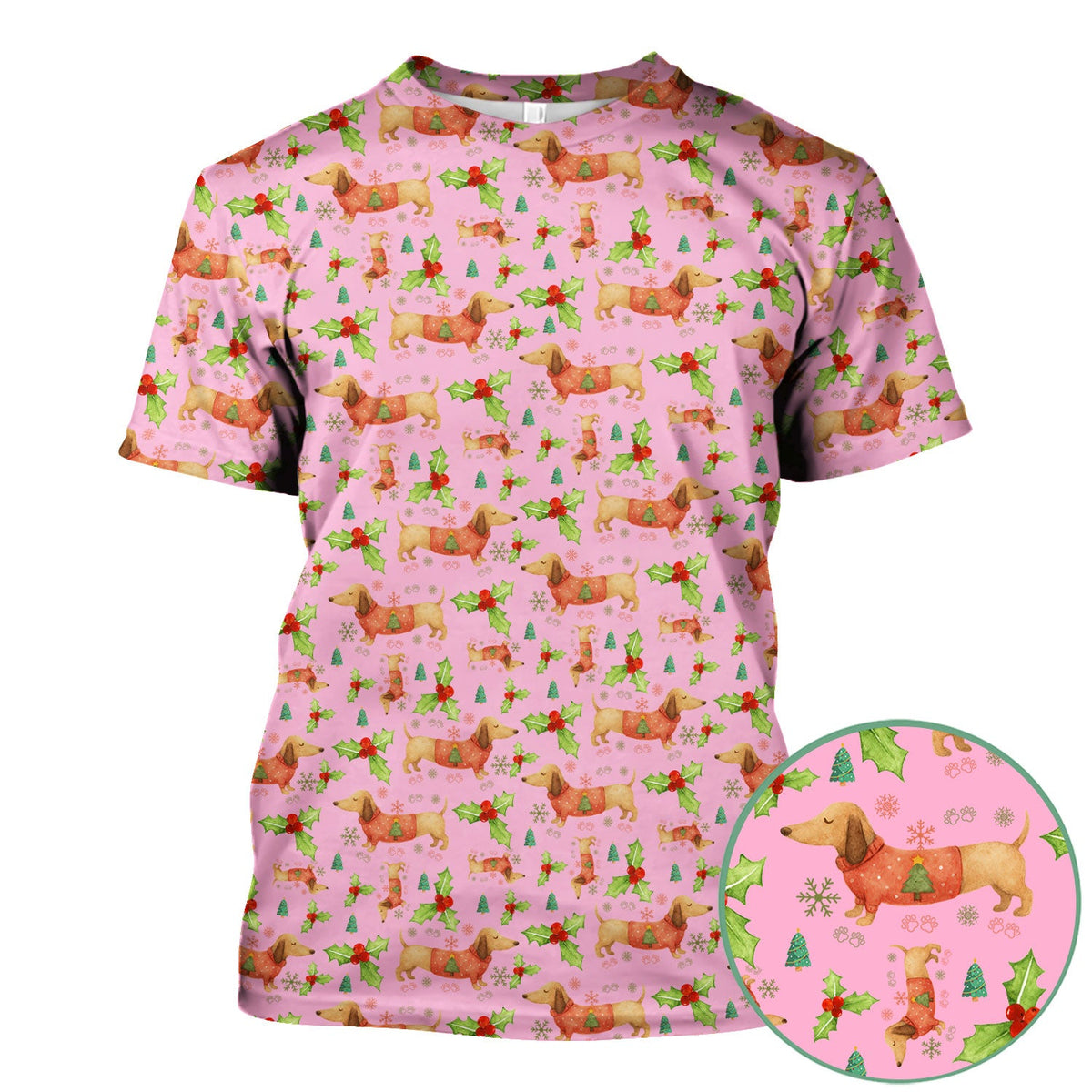 Dachshund Nurse Scrub Top - Christmas Gift