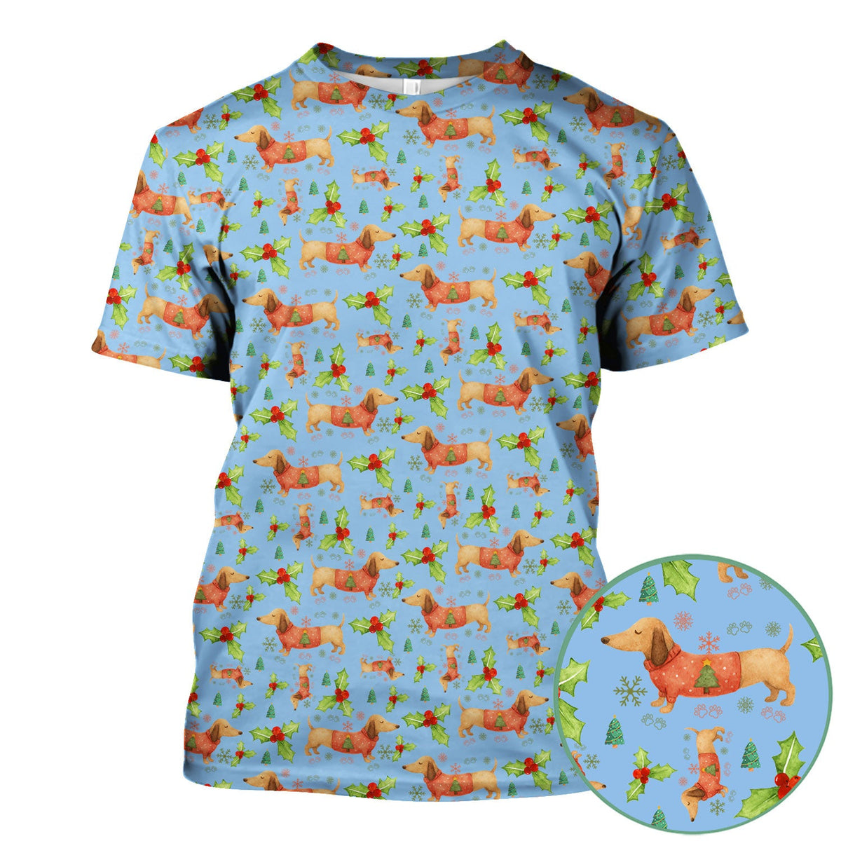 Dachshund Nurse Scrub Top - Christmas Gift