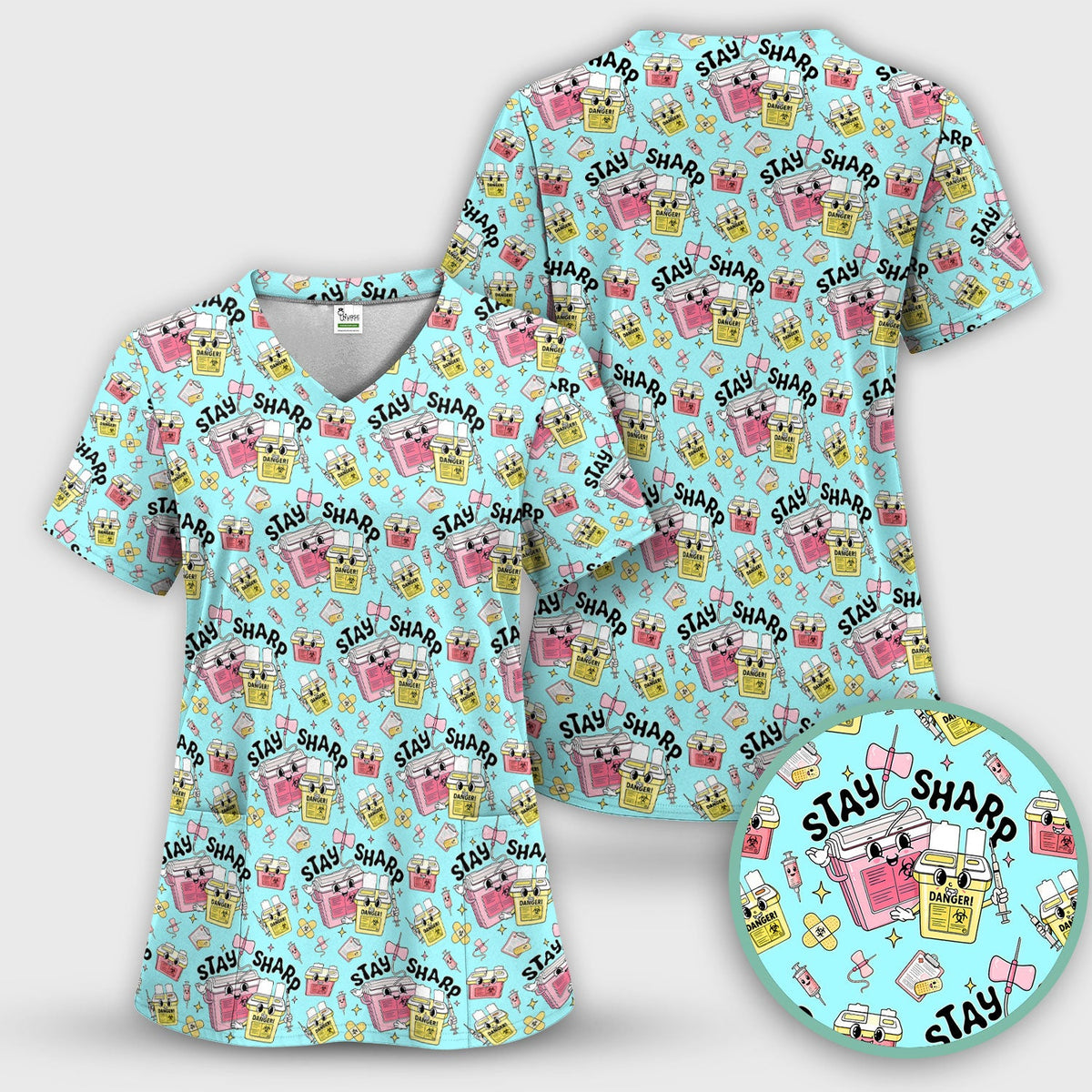 Stay Sharp Nurse Scrub Set