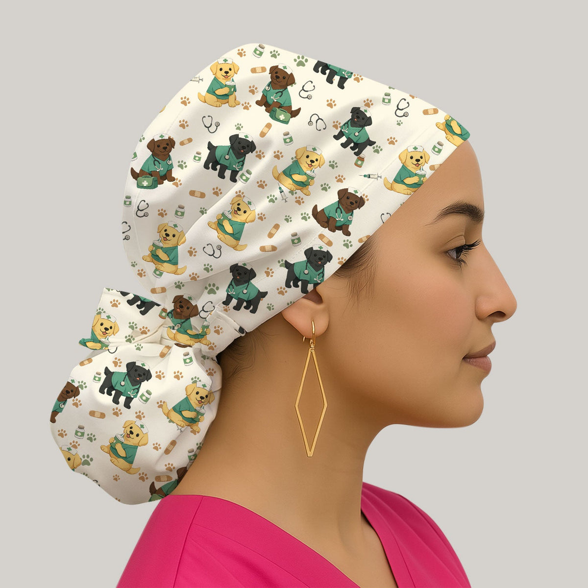 Labrador Retriever Scrub Cap