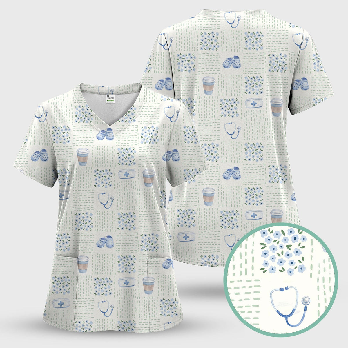 Medical Essentials Nurse Scrub Set
