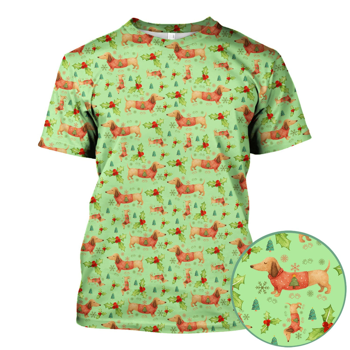 Dachshund Nurse Scrub Top - Christmas Gift