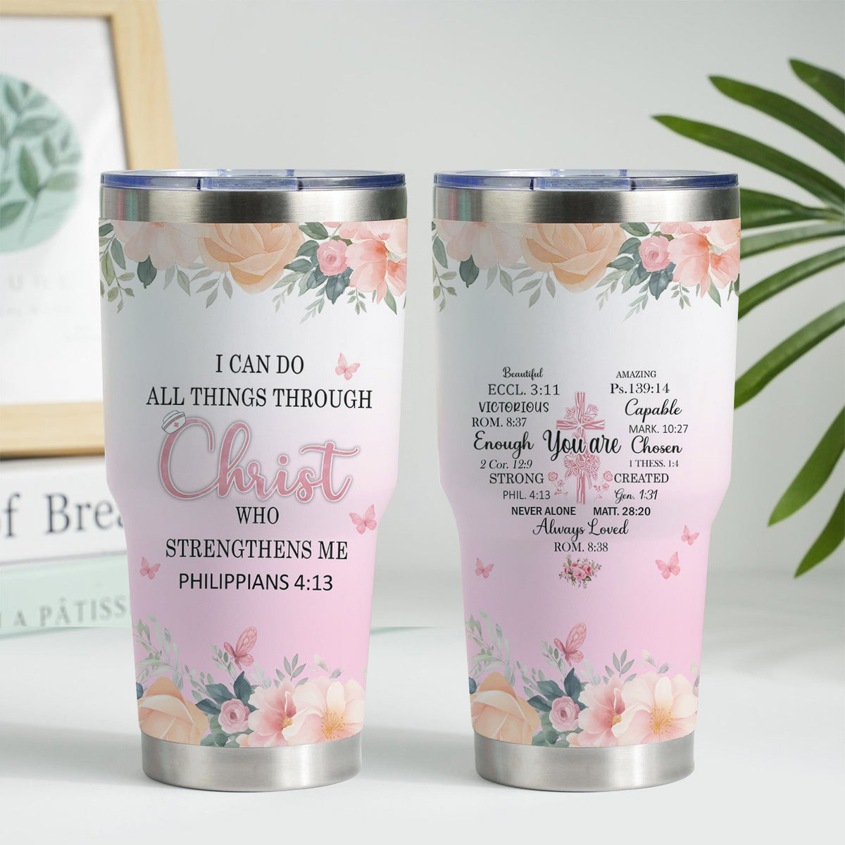 Christian Bible Verse Nurse Tumbler