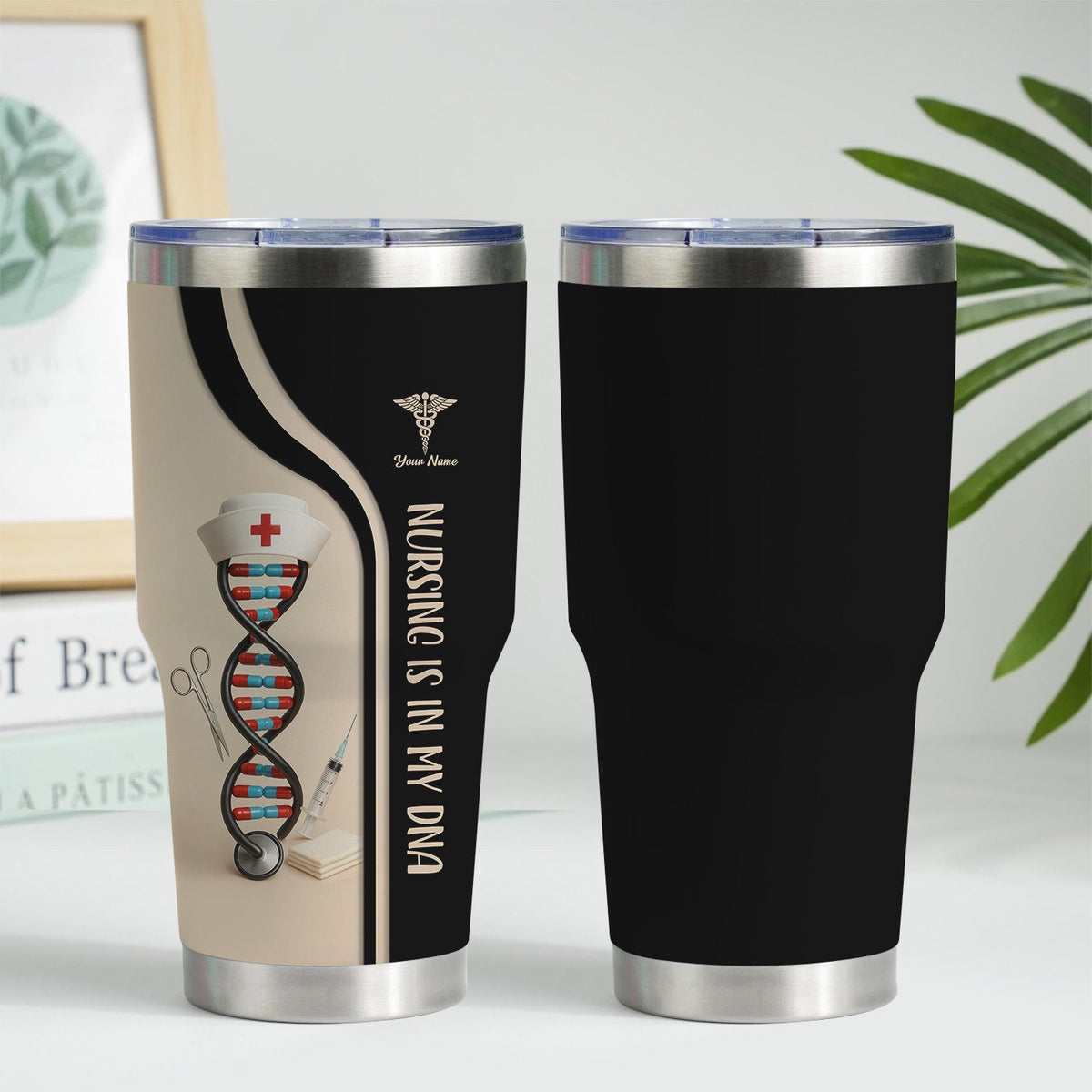 Personalized Nursing DNA Nurse Tumbler