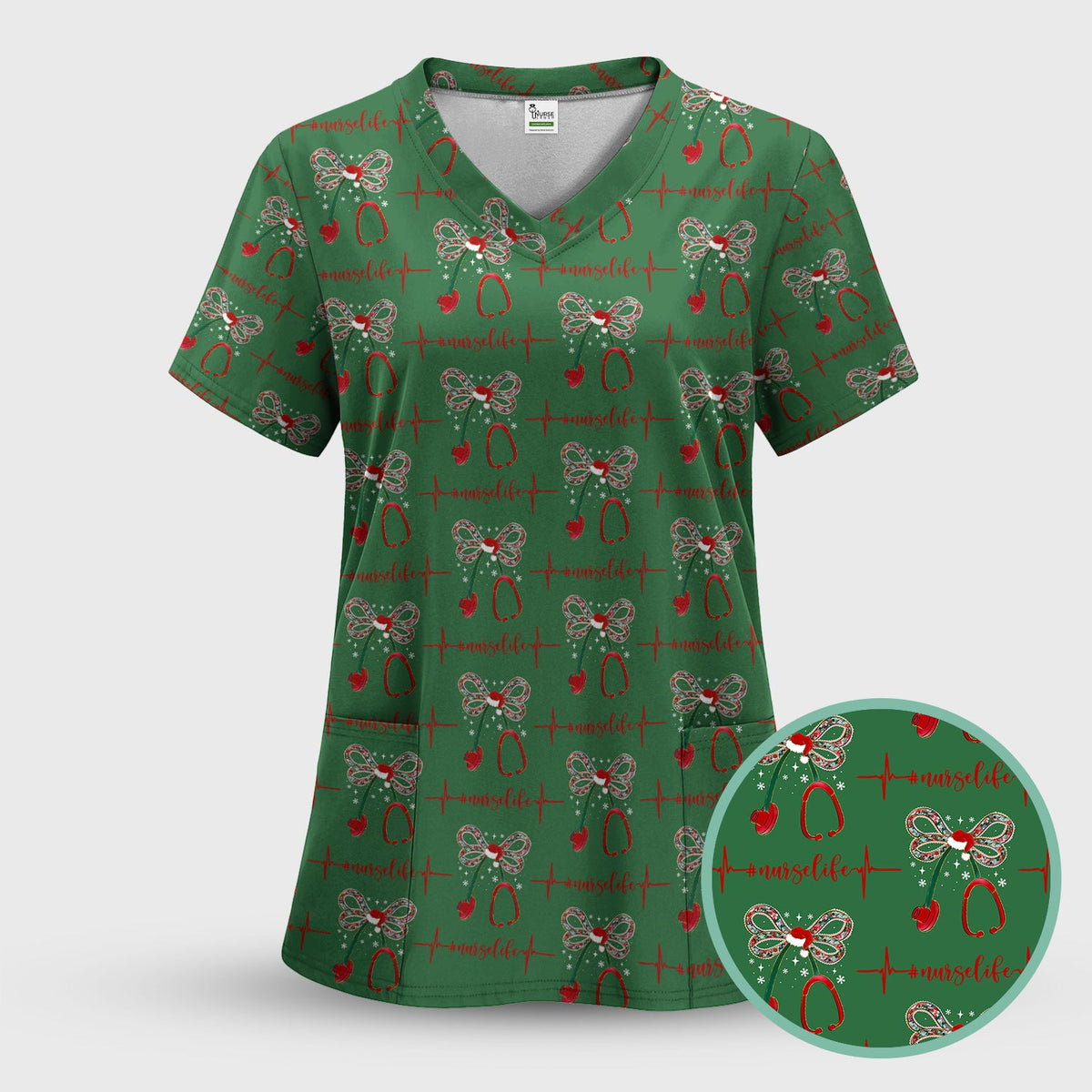 Stethoscope Heartbeat Nurse Shirt - Christmas Gift