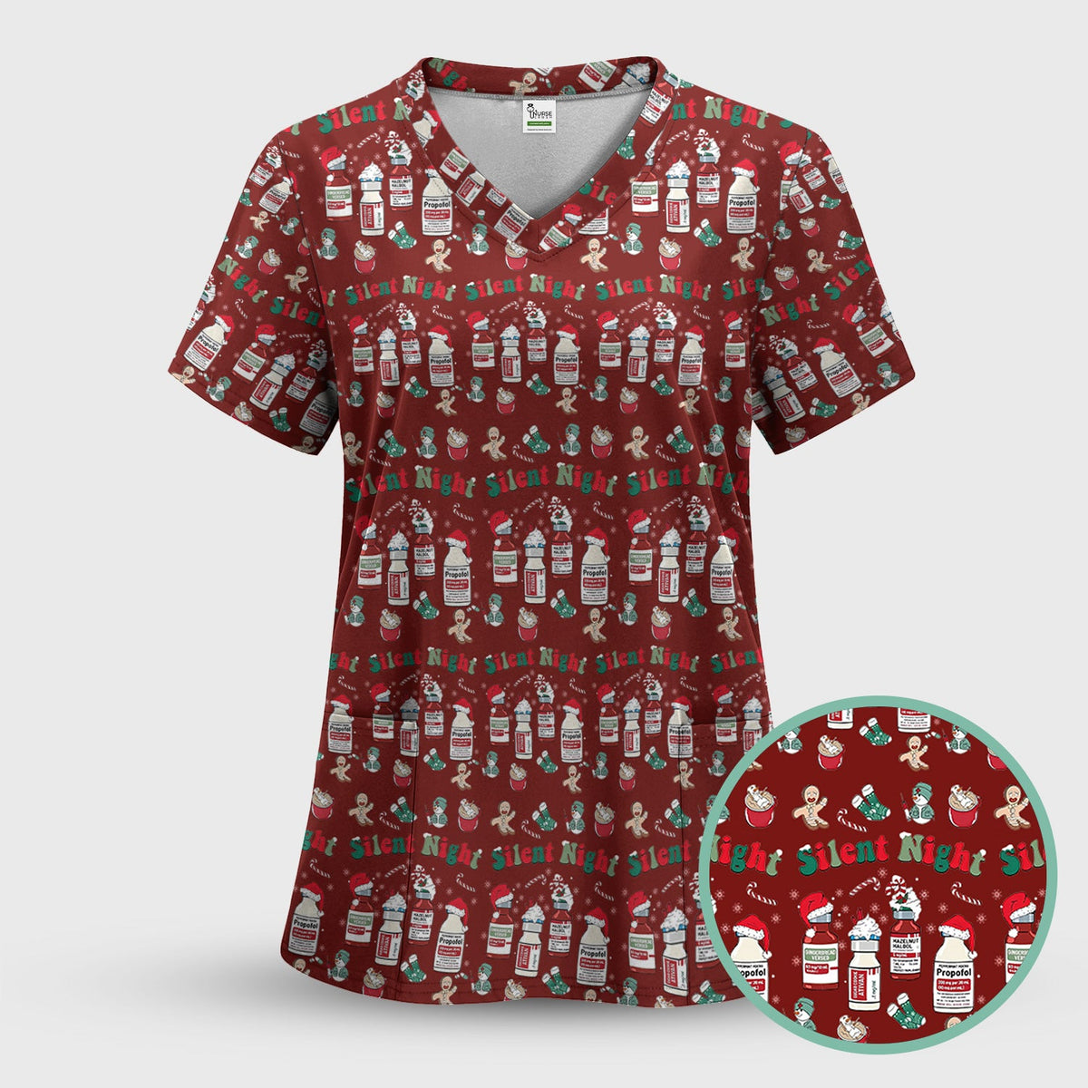 Pharmacist Santa Hat Medication Nurse Shirt - Christmas Gift