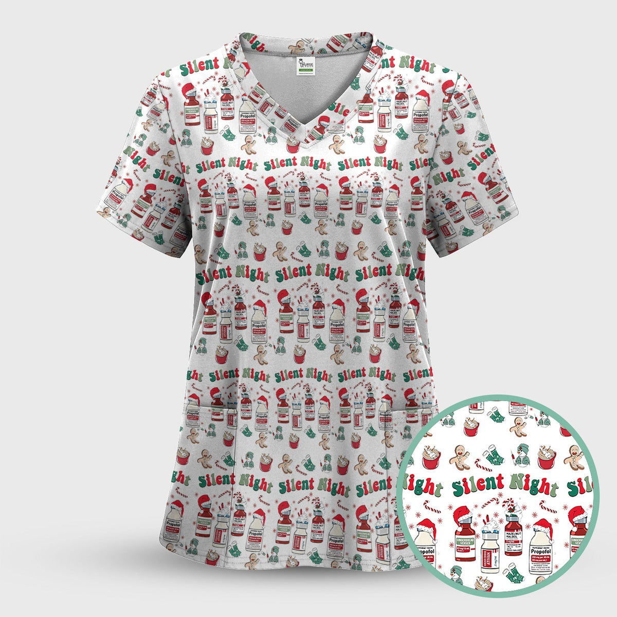 Pharmacist Santa Hat Medication Nurse Shirt - Christmas Gift