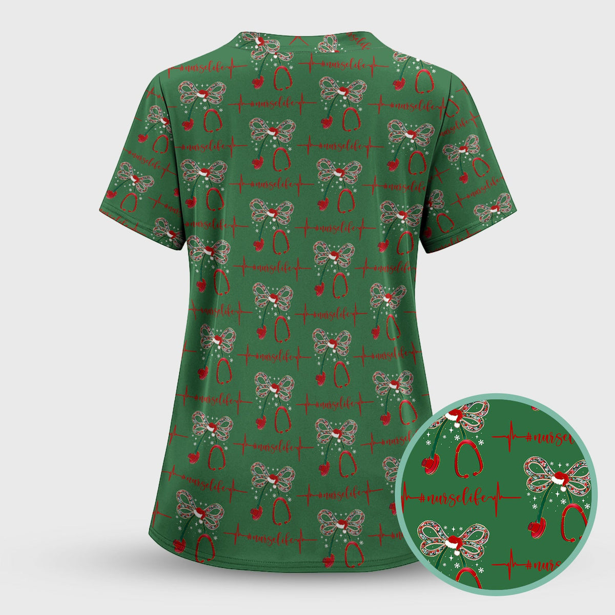Stethoscope Heartbeat Nurse Shirt - Christmas Gift