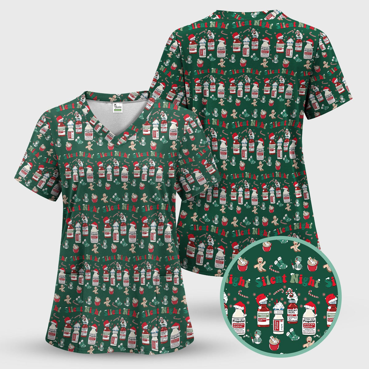 Pharmacist Santa Hat Medication Nurse Shirt - Christmas Gift