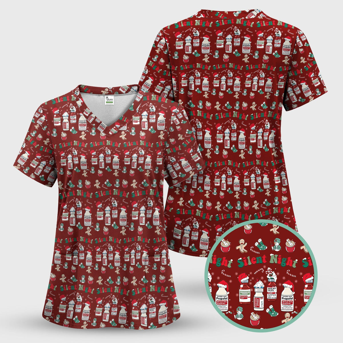 Pharmacist Santa Hat Medication Nurse Shirt - Christmas Gift