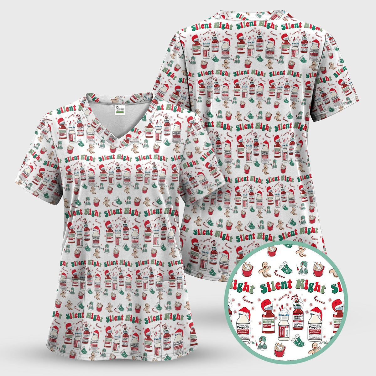 Pharmacist Santa Hat Medication Nurse Shirt - Christmas Gift