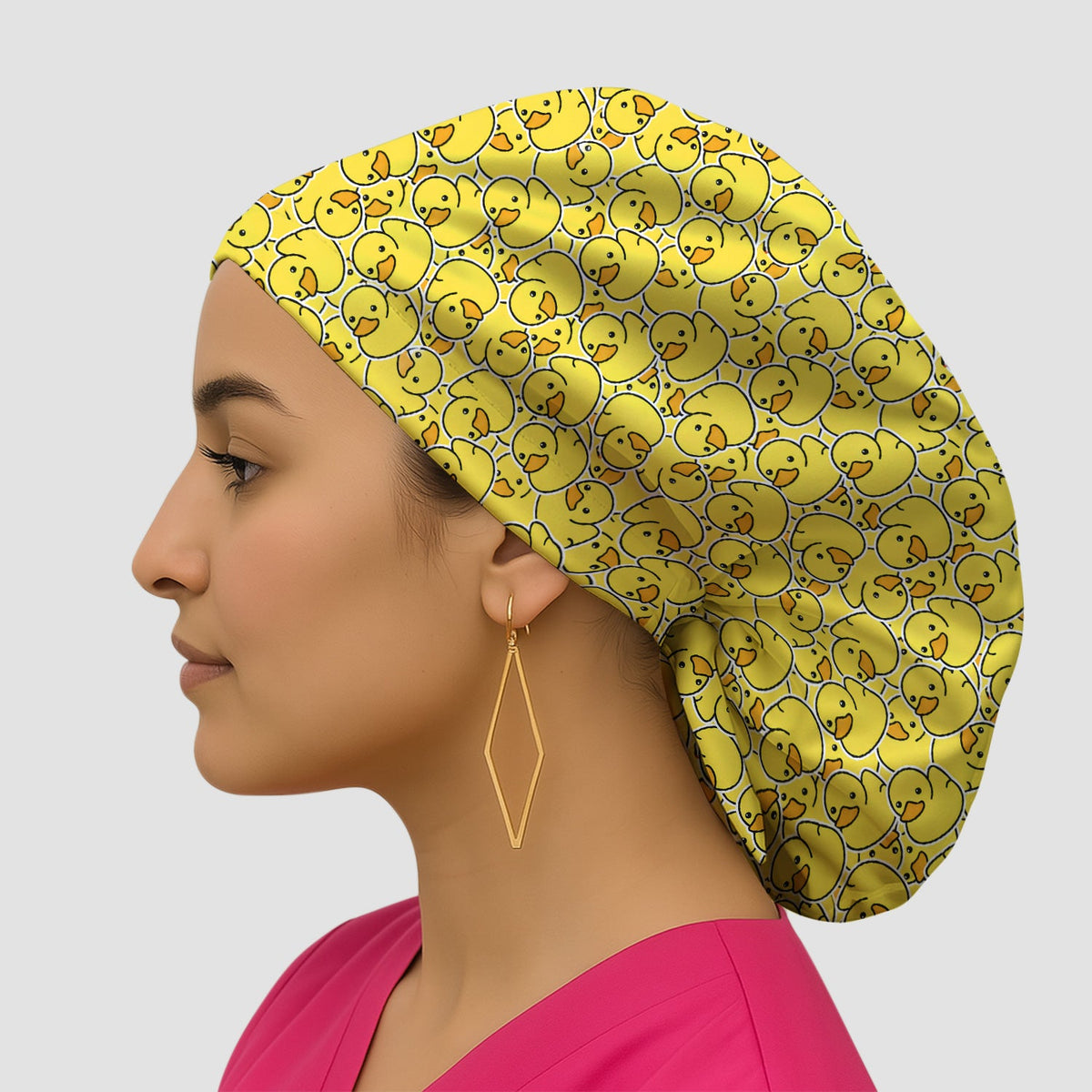 Yellow Rubber Duck Scrub Cap