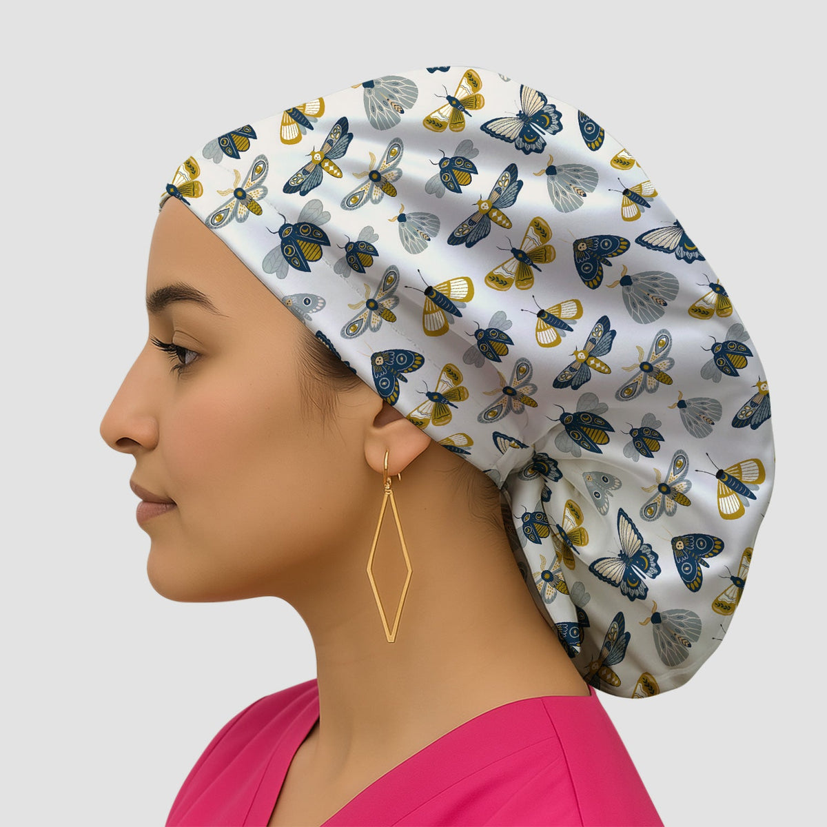 Butterfly Moth Insect Scrub Cap