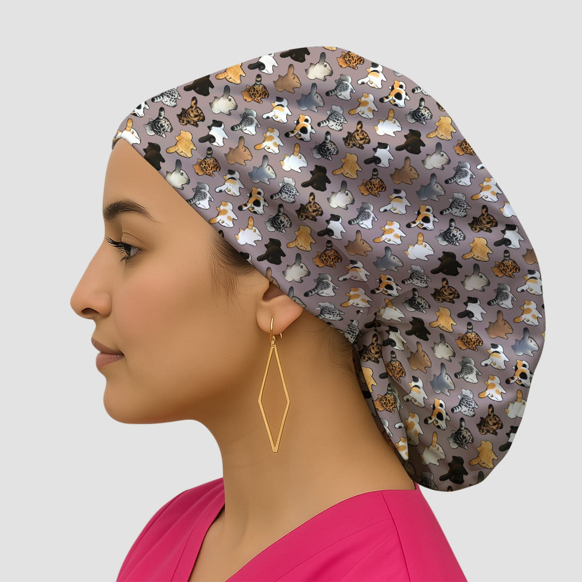 Cat Butt Scrub Cap