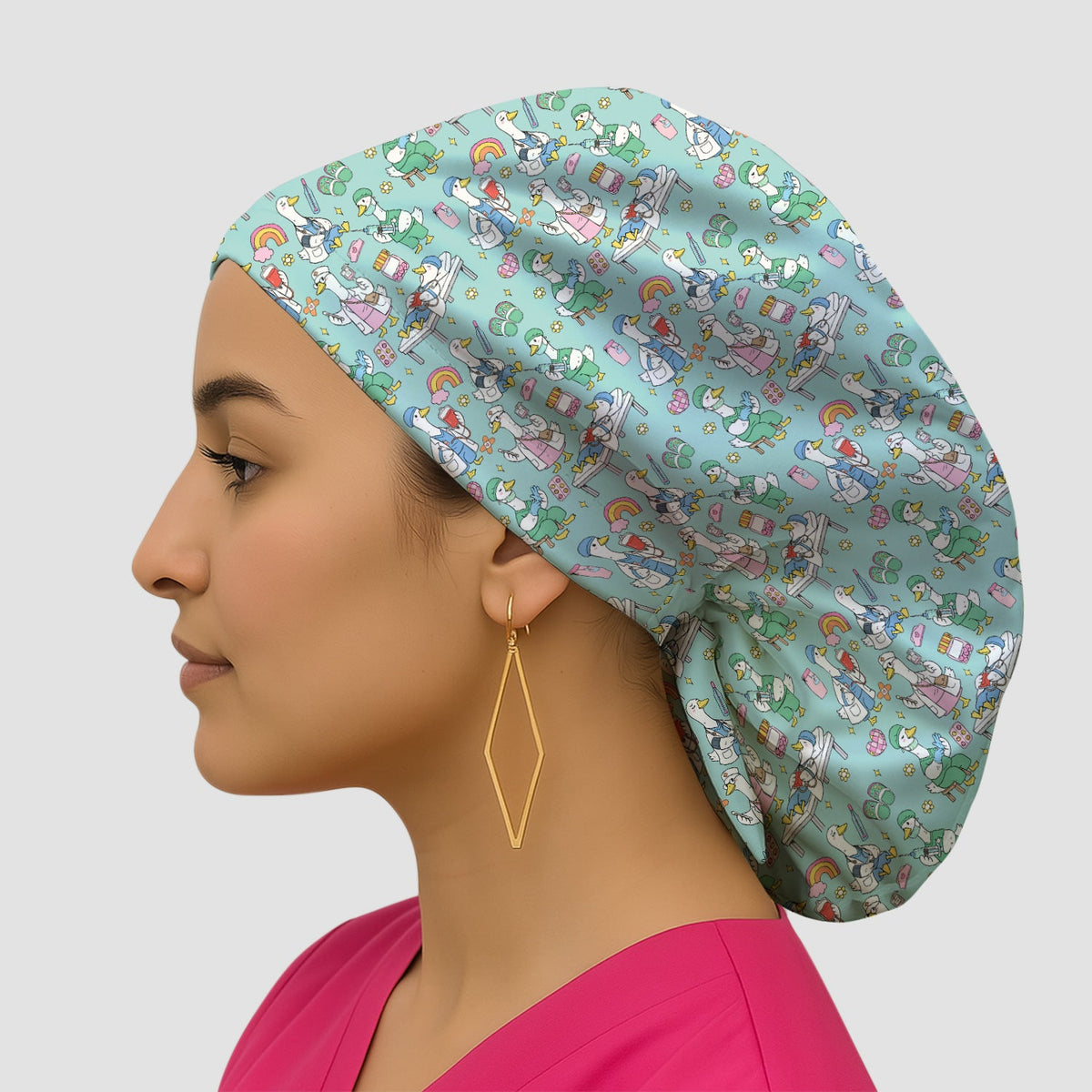 Duck Medical Doodle Scrub Cap