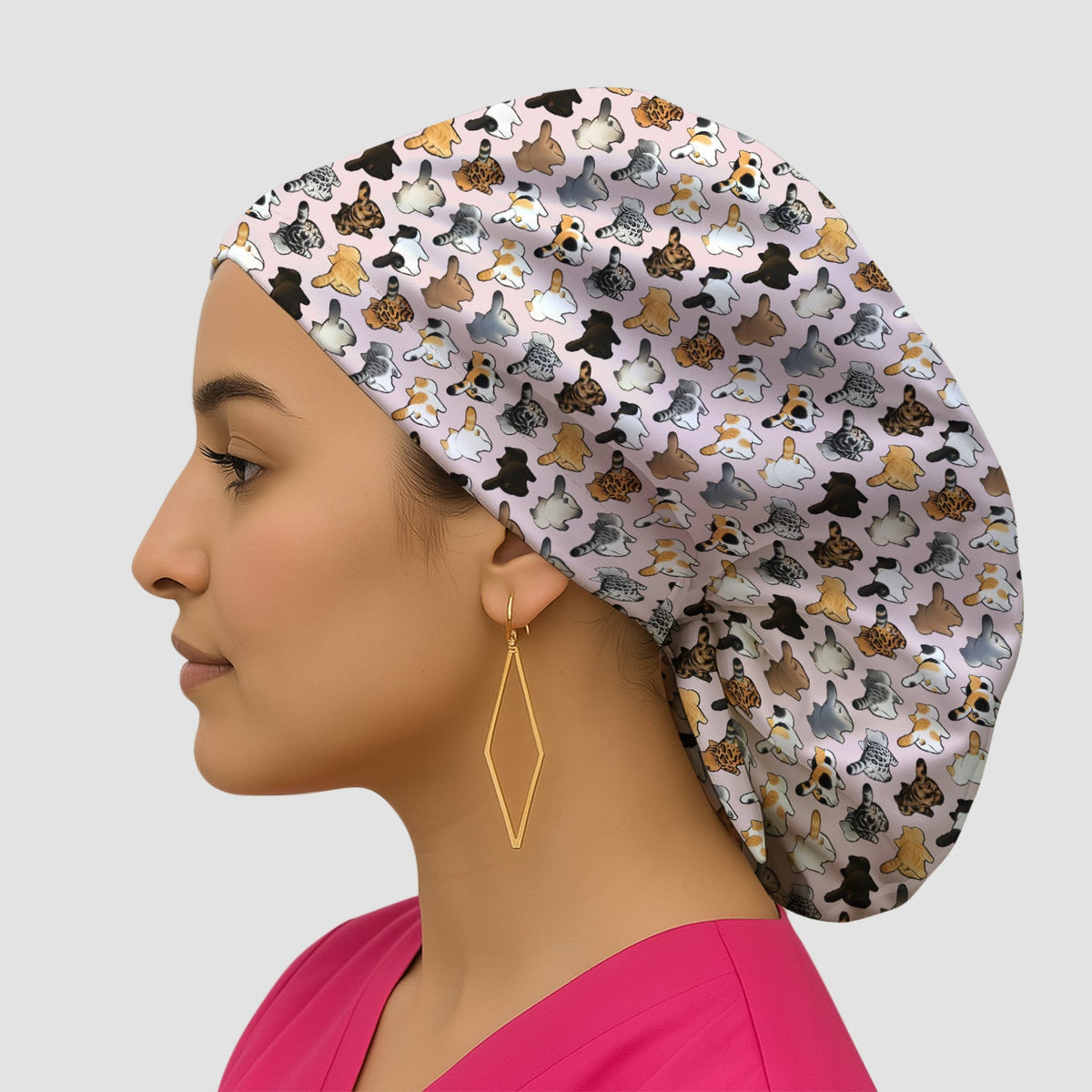 Cat Butt Scrub Cap