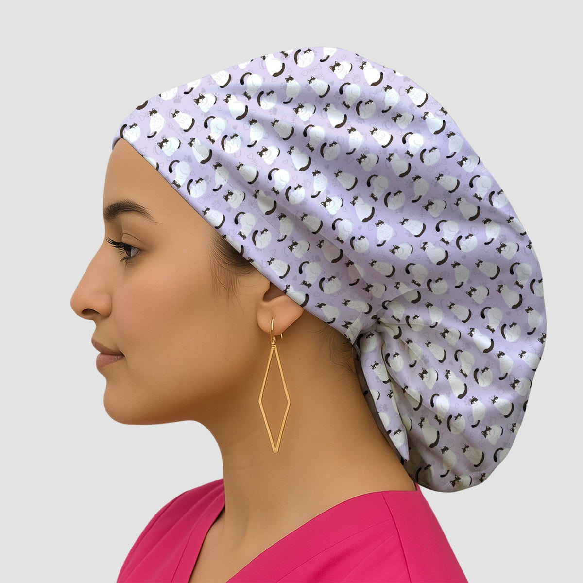 Cat Scrub Cap