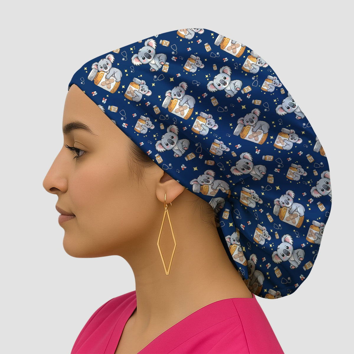 Koala Bandage Medicine Scrub Cap