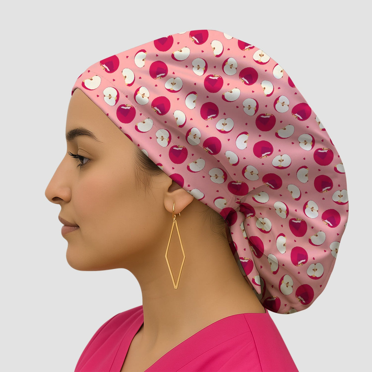 Red Apple Scrub Cap