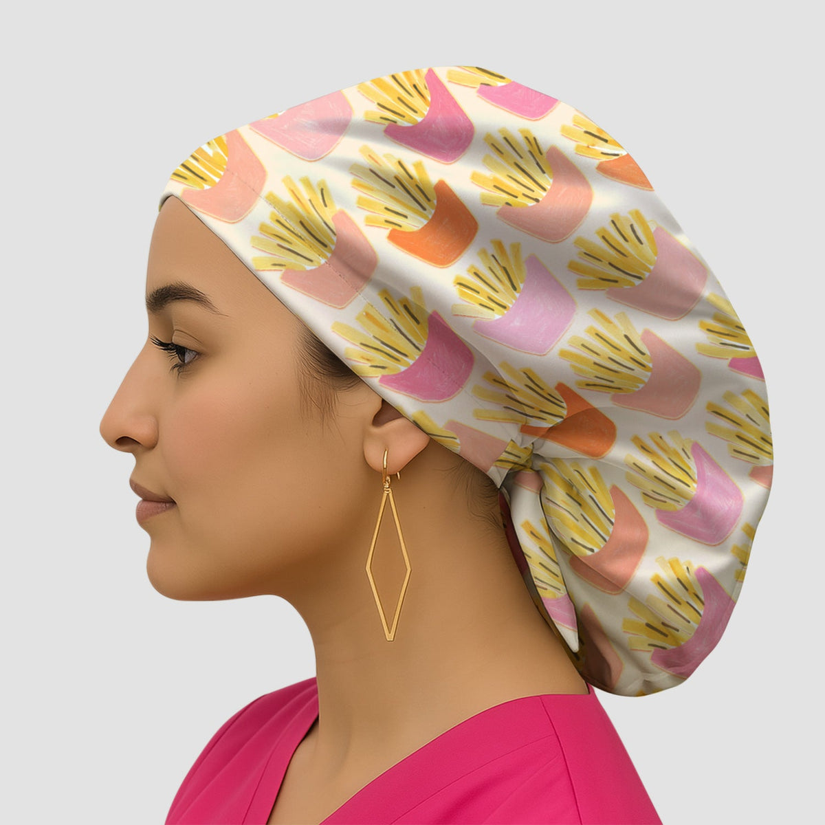 French Fries Scrub Cap