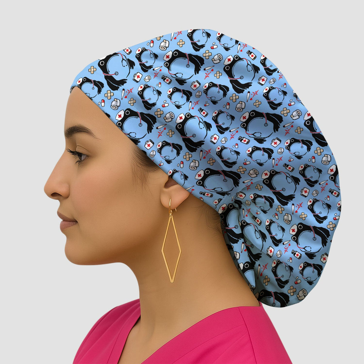 Frog Medical Scrub Cap