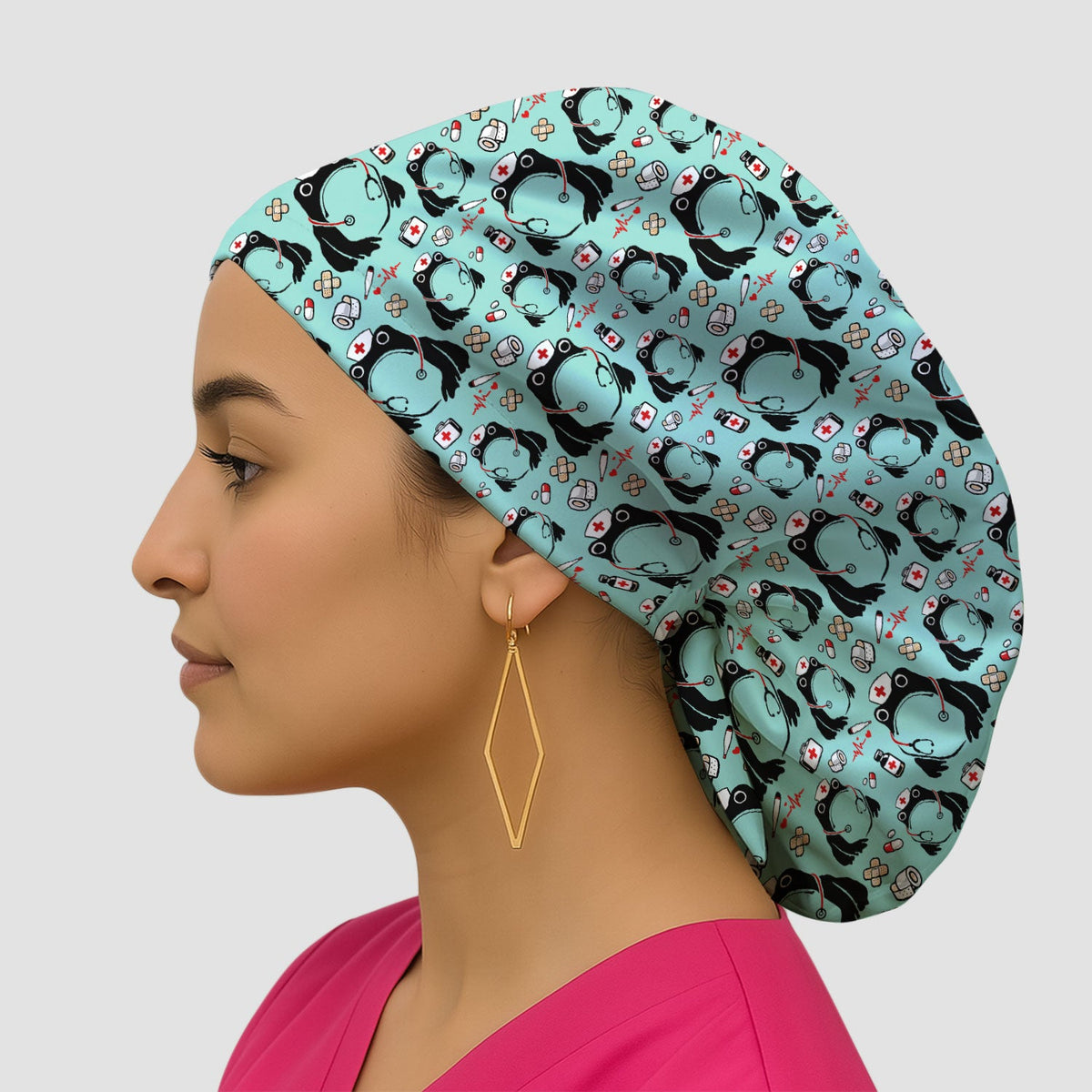 Frog Medical Scrub Cap