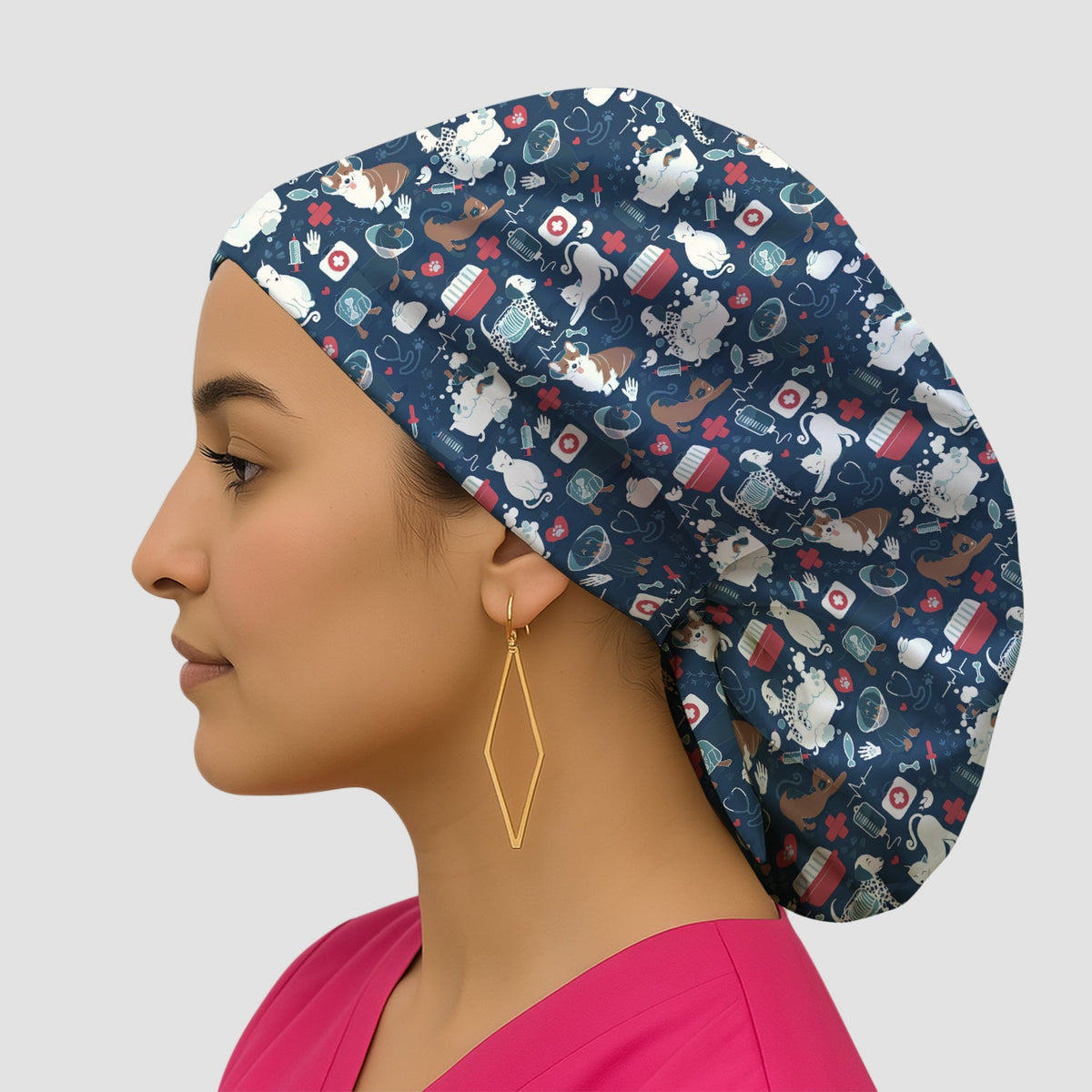 Dogs Veterinary Tools Scrub Cap
