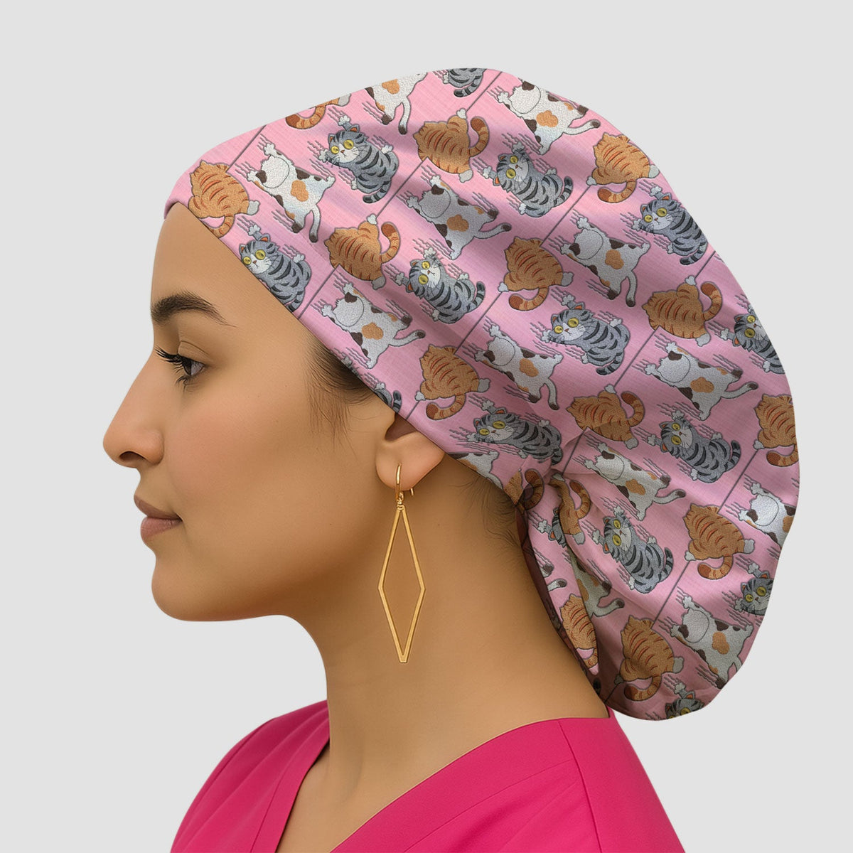 Cats Scrub Cap