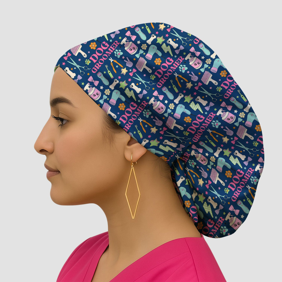 Dog Groomer Tools Scrub Cap