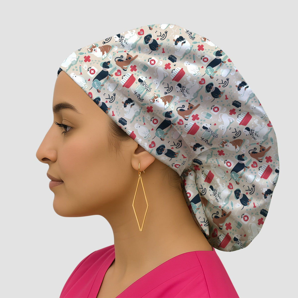 Dogs Veterinary Tools Scrub Cap