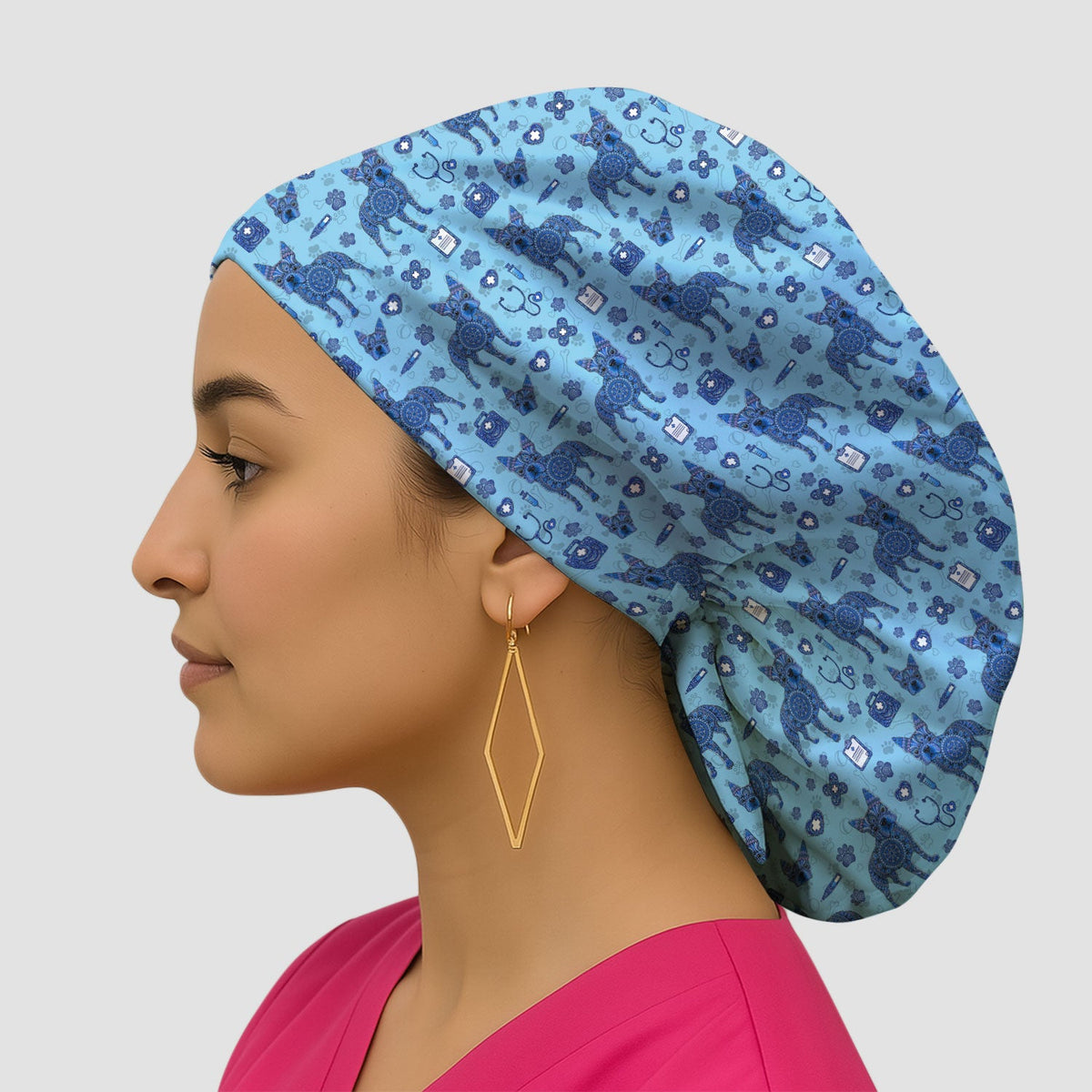 Blue Heeler Australian Cattle Dog Scrub Cap