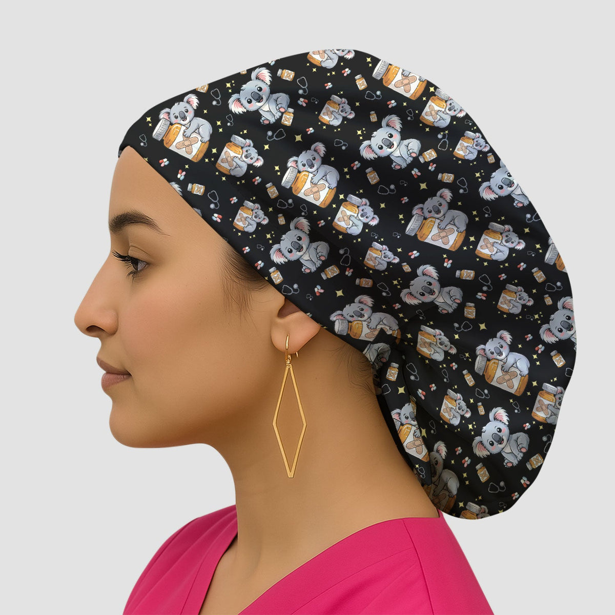 Koala Bandage Medicine Scrub Cap