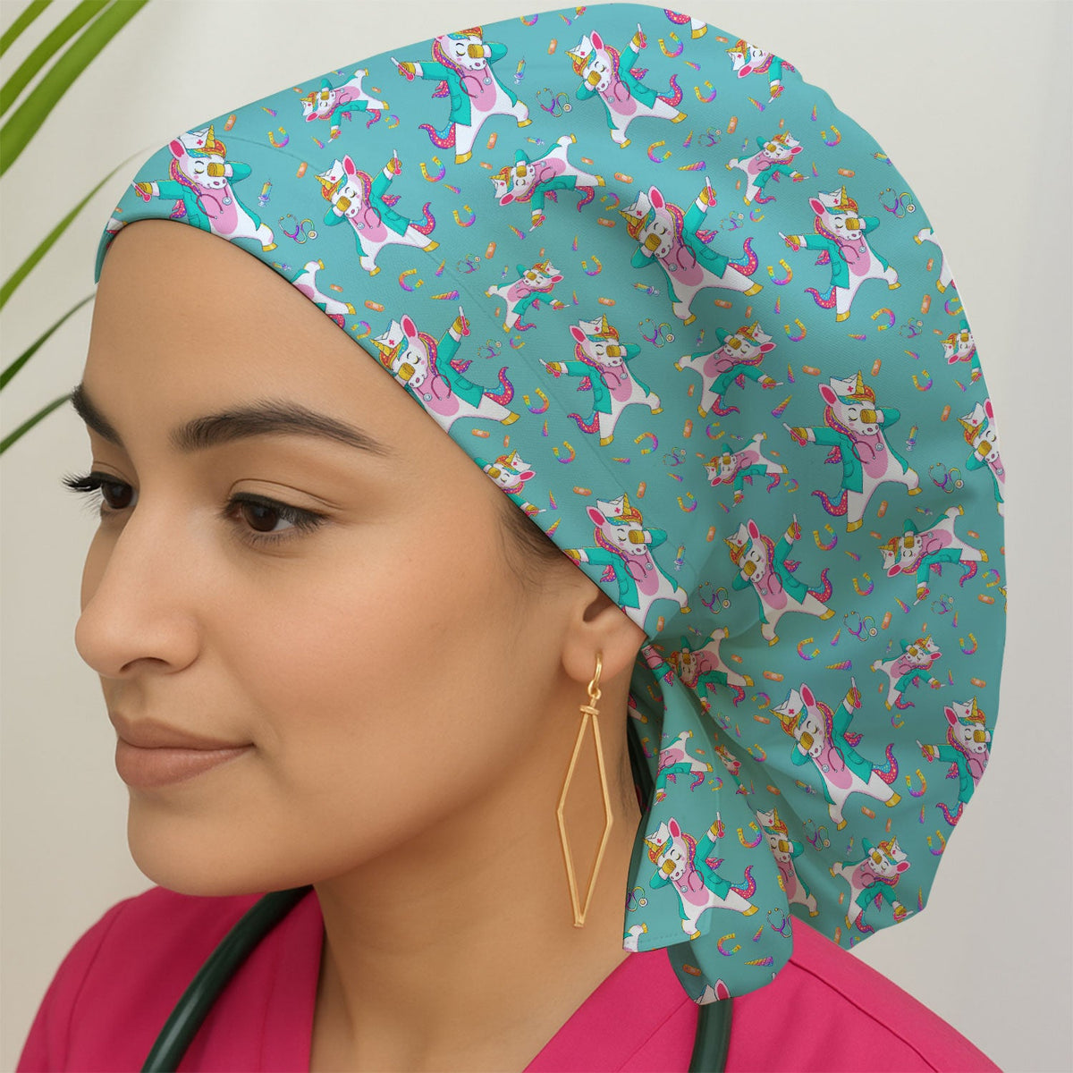 Unicorn Dance Scrub Cap