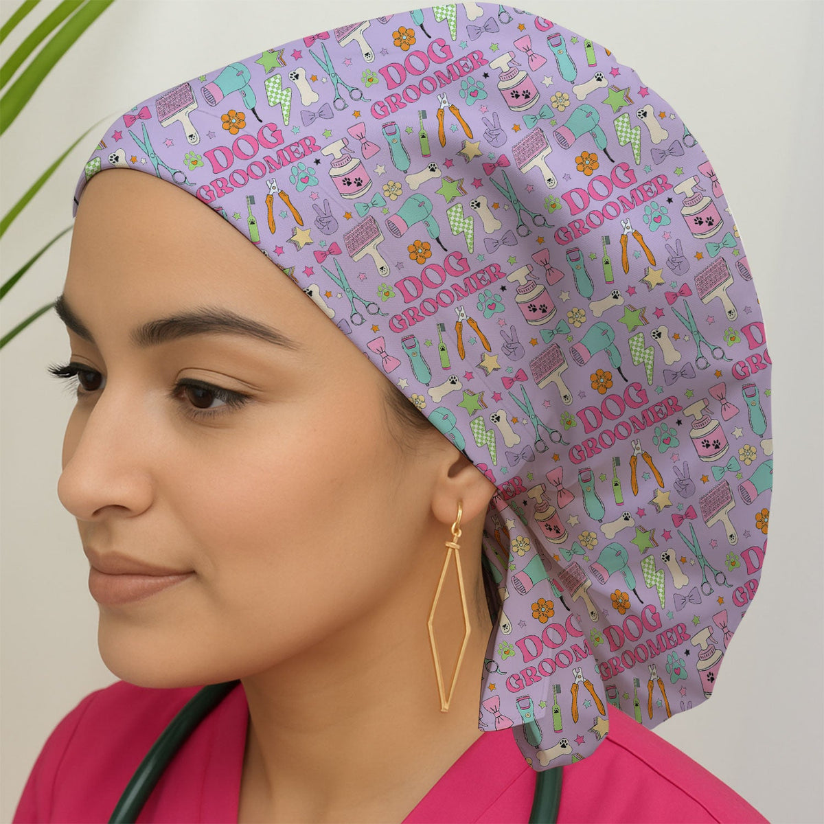 Dog Groomer Tools Scrub Cap