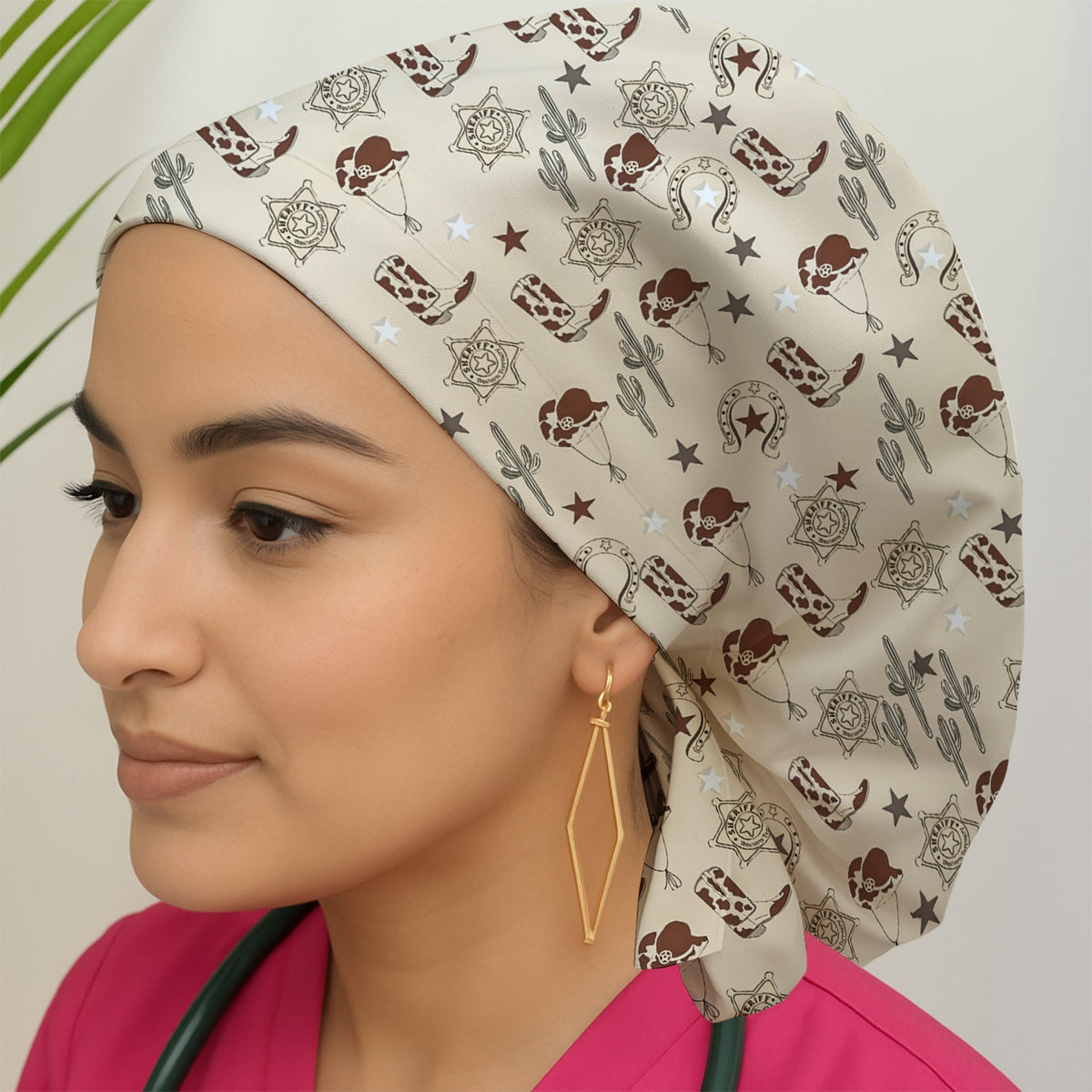 Cowboy Hats & Boots Scrub Cap