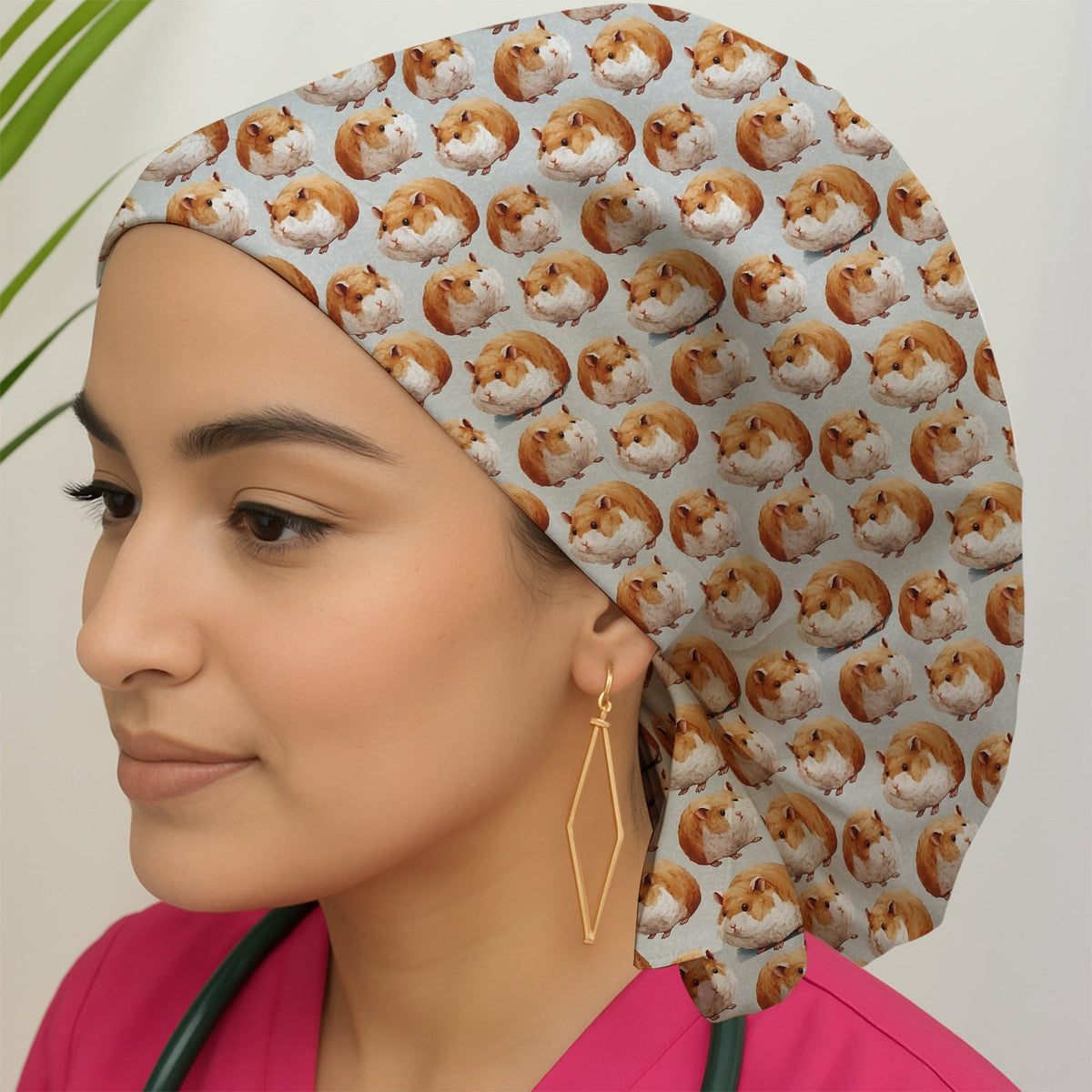 Hamster Scrub Cap