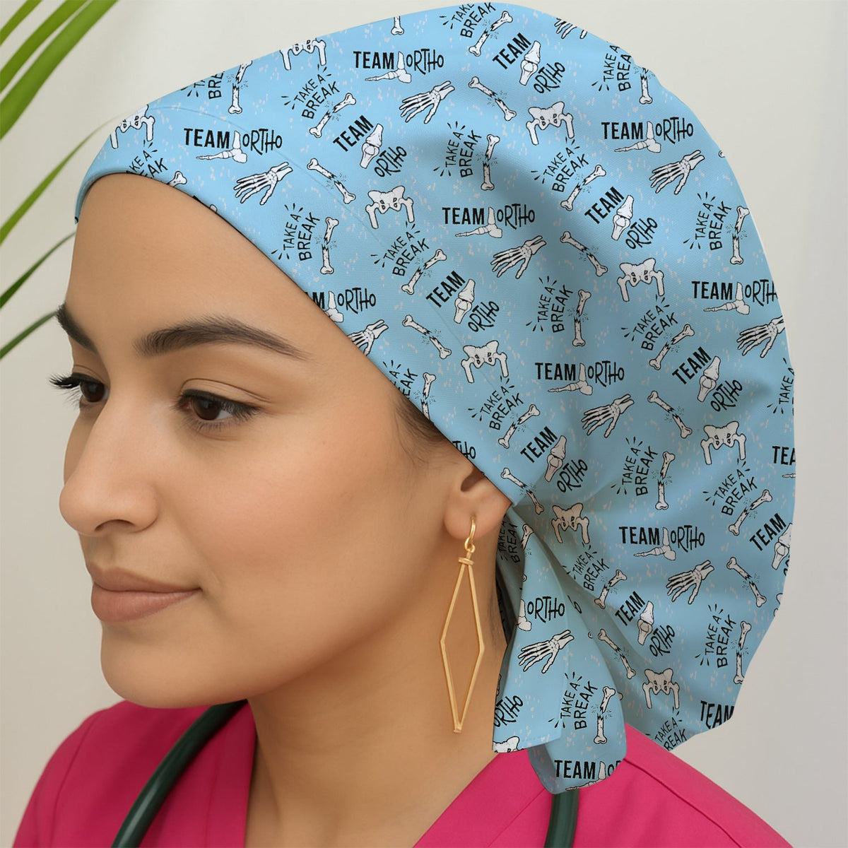 Team Ortho Bone Joint Scrub Cap