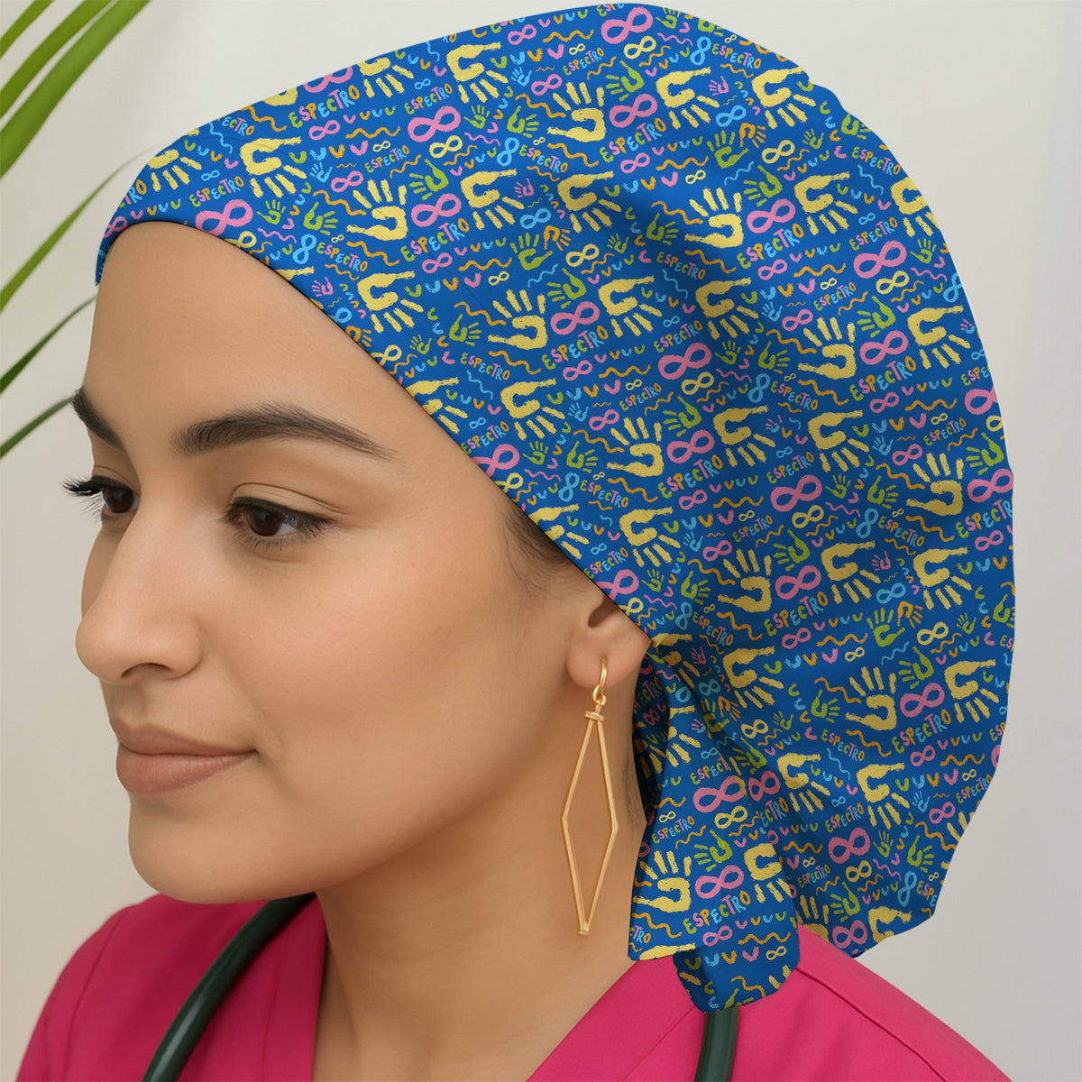Autism Awareness Infinity Scrub Cap
