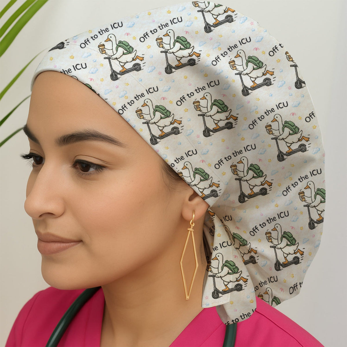 Goose Off To ICU Scrub Cap