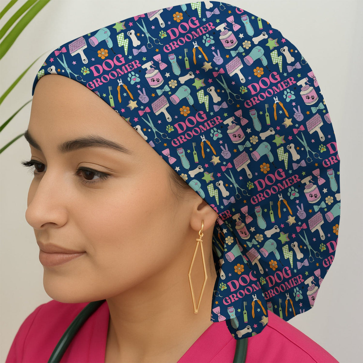 Dog Groomer Tools Scrub Cap