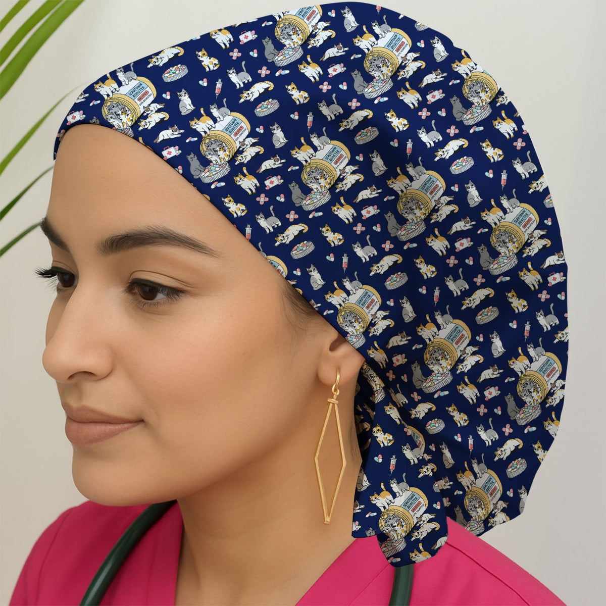 Cat Serotonin Booster Scrub Cap