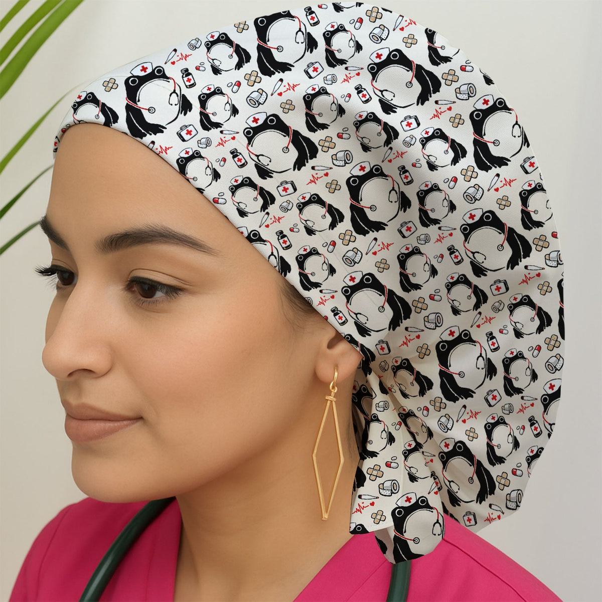 Frog Medical Scrub Cap
