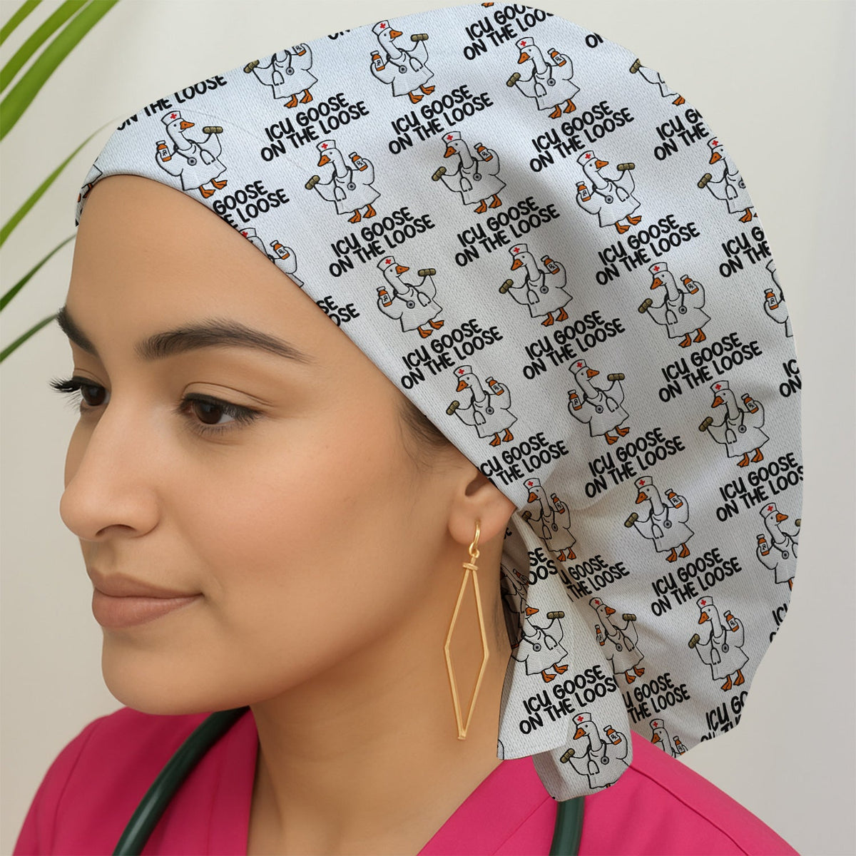 ICU Goose On The Loose Scrub Cap