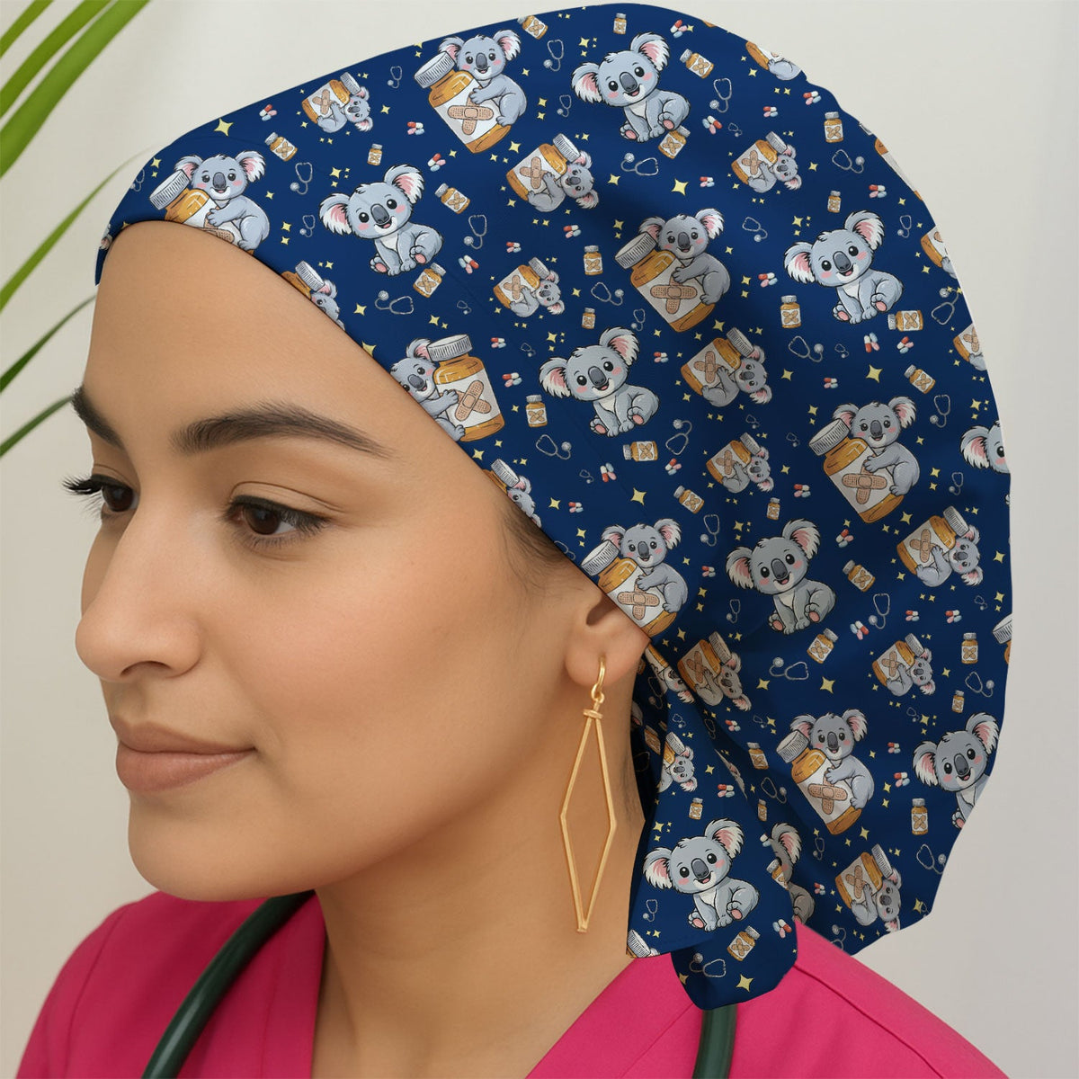 Koala Bandage Medicine Scrub Cap