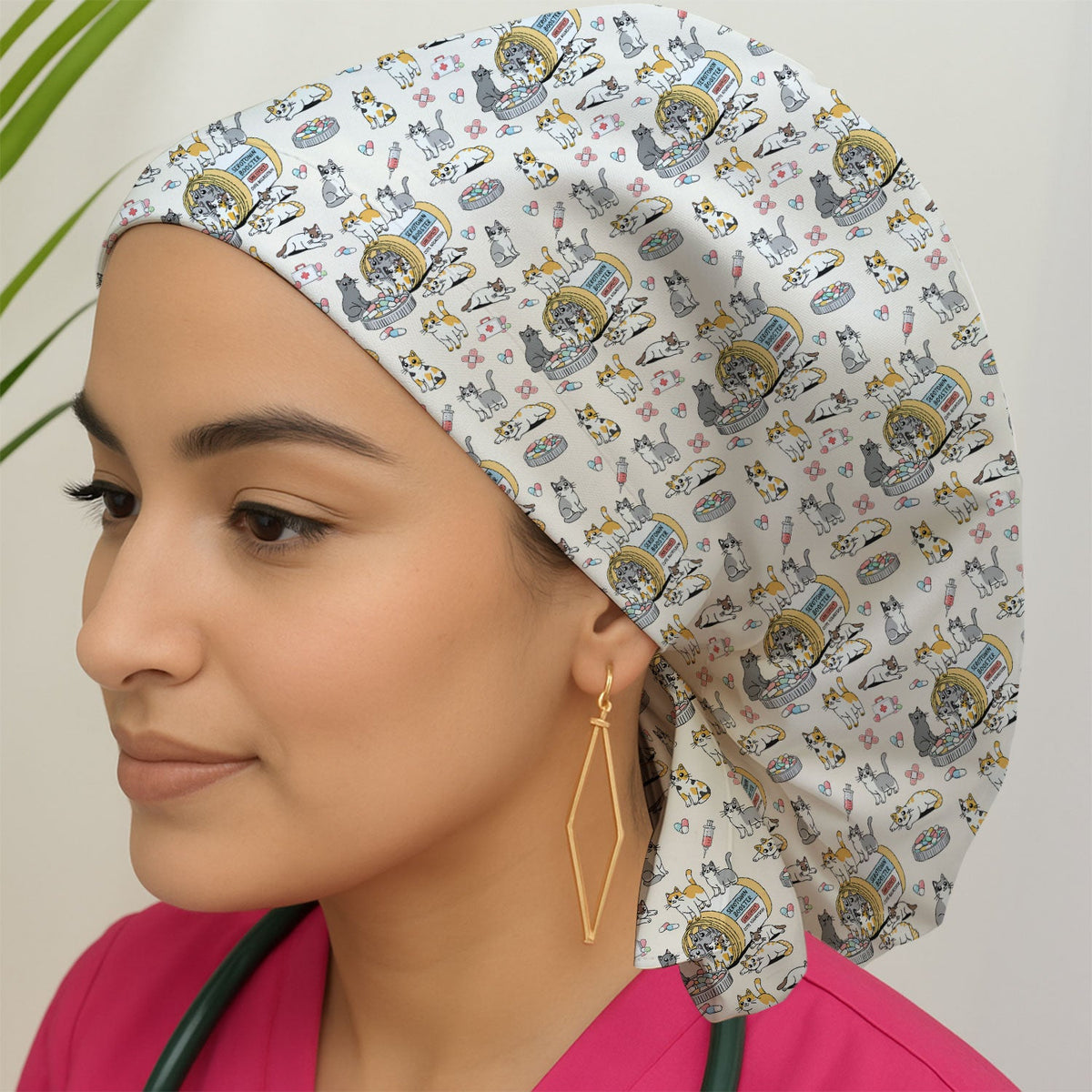 Cat Serotonin Booster Scrub Cap
