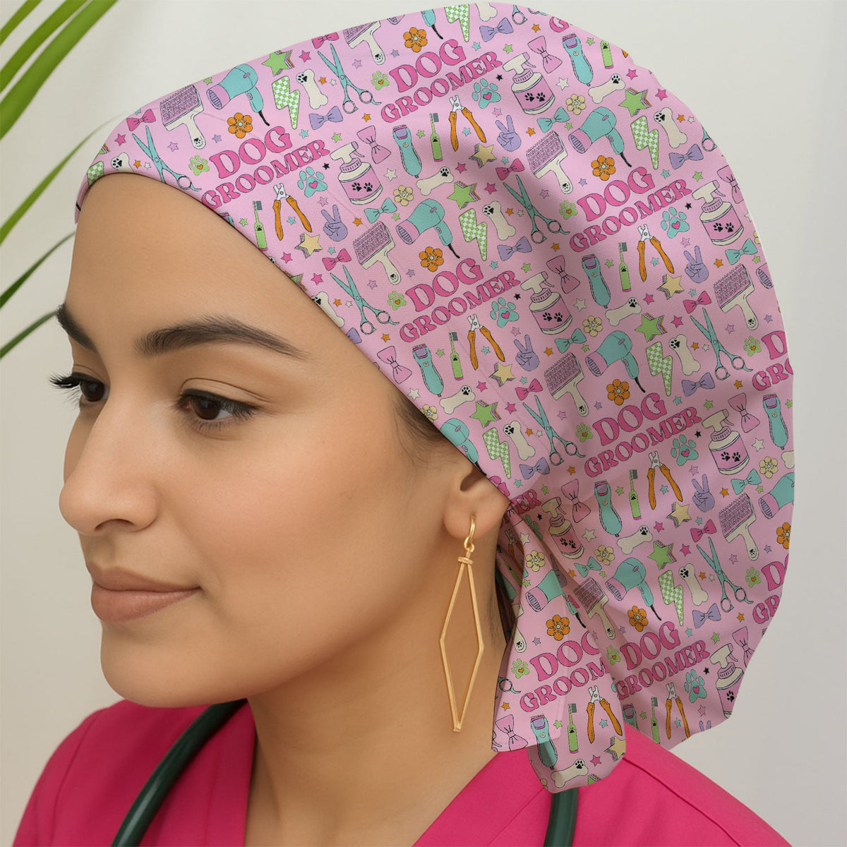 Dog Groomer Tools Scrub Cap