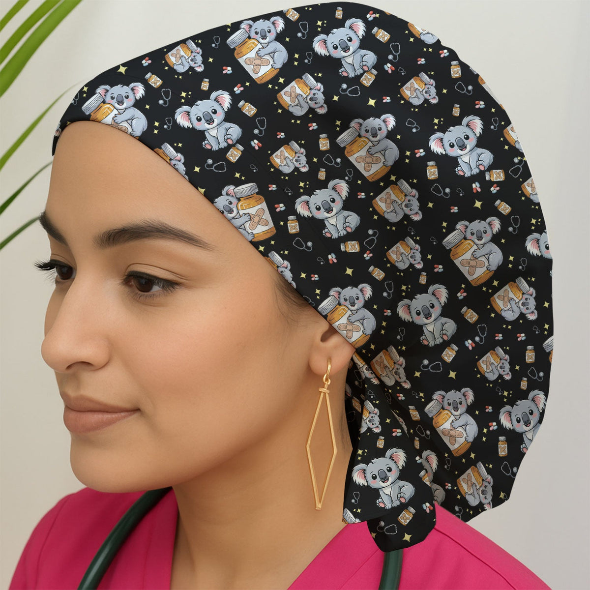 Koala Bandage Medicine Scrub Cap