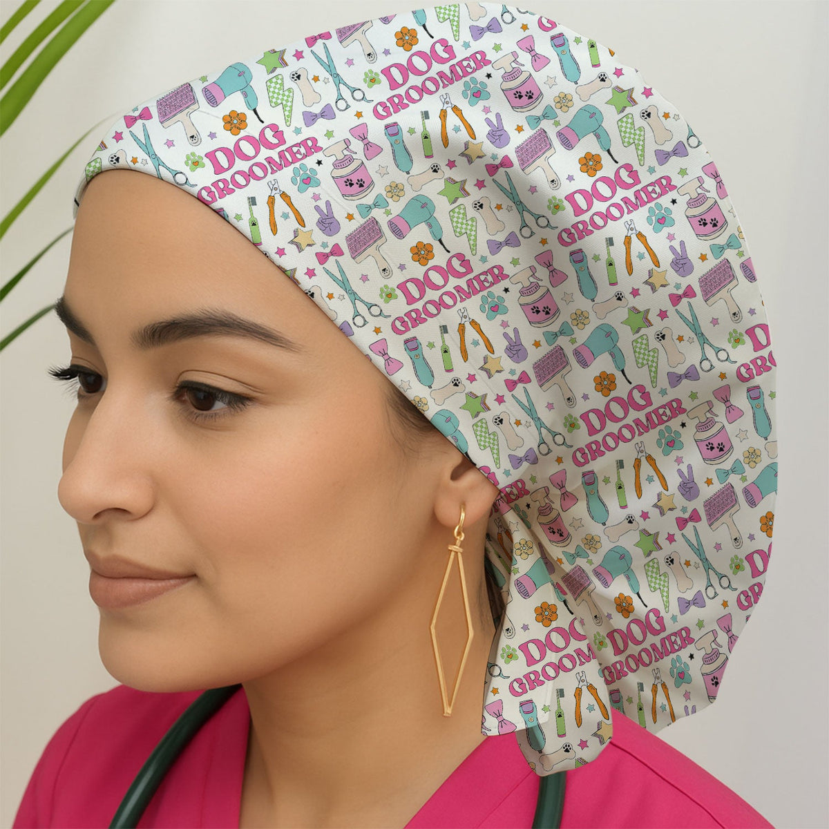 Dog Groomer Tools Scrub Cap